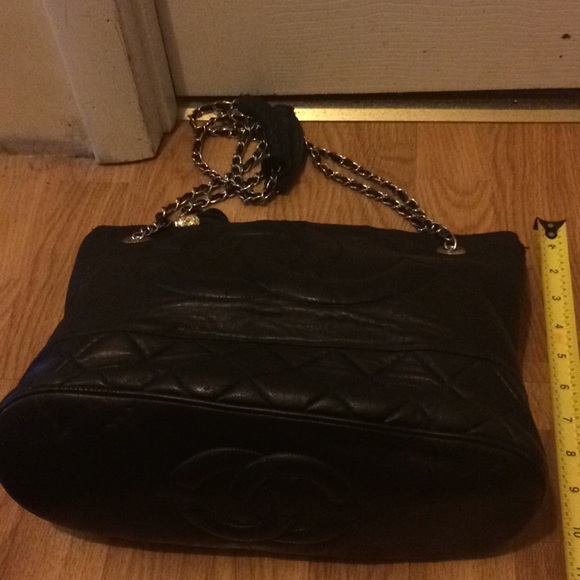 SOLD✨✨Chanel shoulder handbag caviar leather - Picture 7 of 8